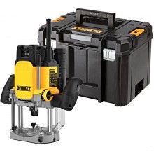 DeWALT DWE625KT-QS Elektro-Oberfräse, Fräsmaschine, Kantenfräse (2300W/6-12,7mm) Tstak