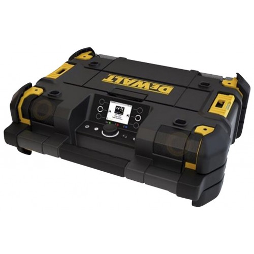 DeWALT DWST1-81078 Baustellenradio TSTAK Akkuradio Netzradio mit Ladefunktion DAB+ Blueto