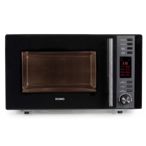 DOMO Kombimikrowelle mit Grill 25Liter Volumen schwarz DO2425G