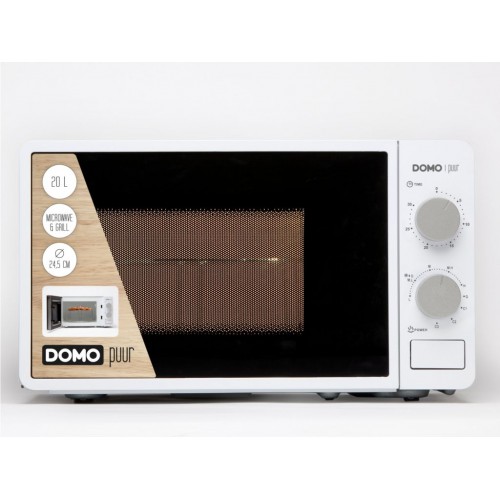 DOMO Kombi - Mikrowelle puur 20 Liter Volumen weiß DO2328G DOMO Kombi - Mikrowelle puur 20 Liter Volumen weiß DO2328G
