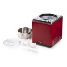 Kompressor Speiseeismaschine im exklusiven Boretti Design B101 rot