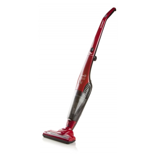 Domo DO216SV, Beutellos, Schwarz, Rot, 0,35 l, Trocken, Zyklonal, Zyklonal