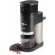 DOMO Kaffeemühle Schwarz, Silber Stahl-Kegelmahlwerk, 150W DO715K