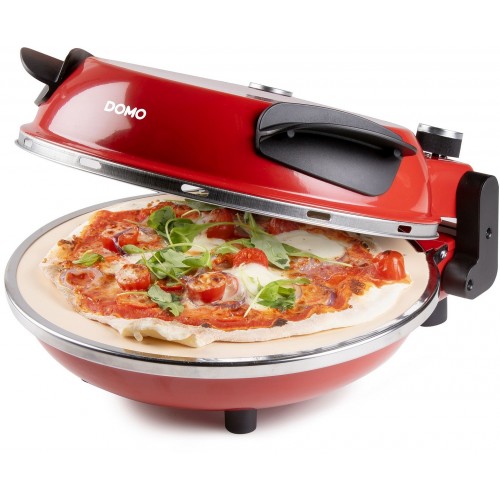 DOMO Pizzaofen für frische Pizza, rot DO9284PZ