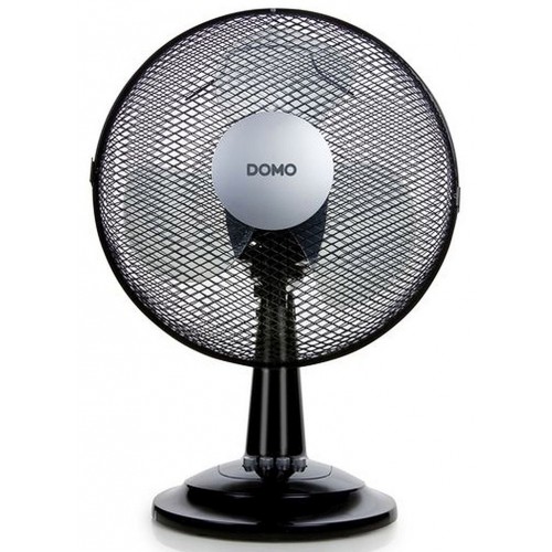 DOMO Tischventilator, 30cm, 40W, Schwarz DO8139