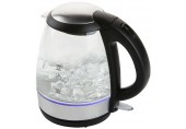 DOMO Wasserkocher schnurlos 1,2l, 2200W, Schwarz/Silber DO9218WK