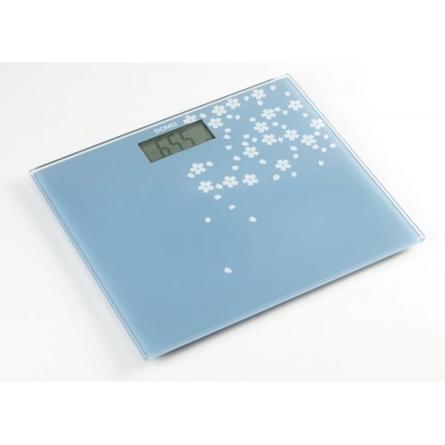 DOMO Glas-Personenwaage blau DO9102W DOMO Glas-Personenwaage blau DO9102W