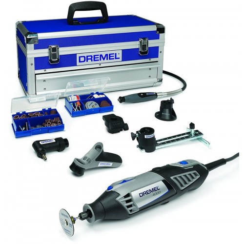 Dremel 4000-6/128 Platin-Edition im Aluminium Koffer - Multifunktionswerkzeug, F0134000KE