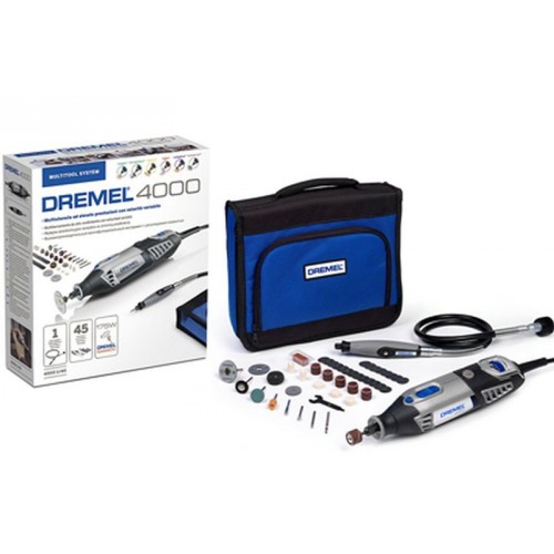 DREMEL 4000 Multifunktionswerkzeug + 45 tlg Zubehör F0134000JC