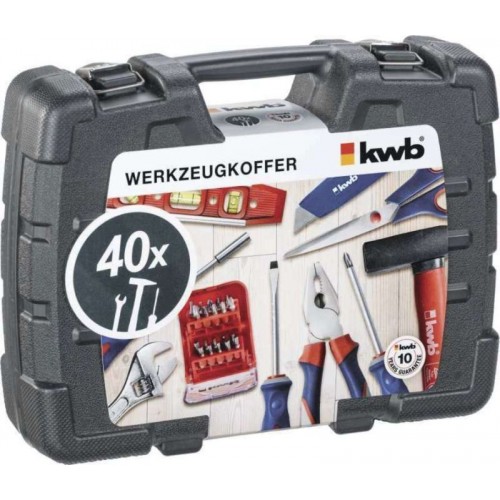 KWB Werkzeugkoffer 40-tlg 370720 KWB Werkzeugkoffer 40-tlg 370720