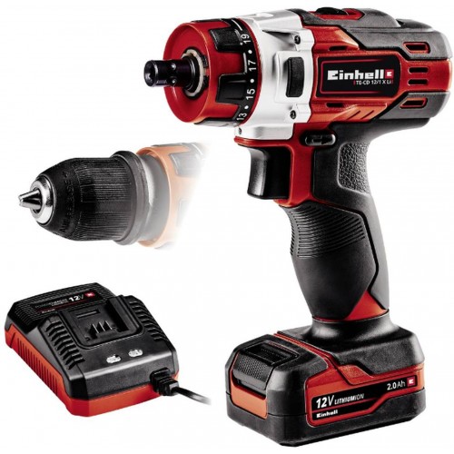 Einhell Te-CD 12/1 X-Li (1x2, 0Ah) Akku-Bohrschrauber (12V/1x2,0Ah) 4513592