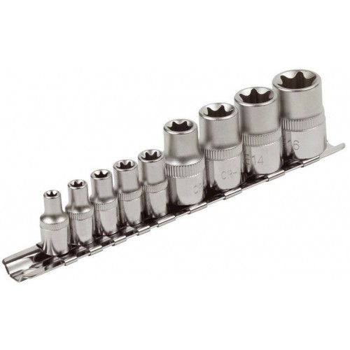 Extol Premium Innensteckschlüssel TORX, Set 9 Stück, 8818114