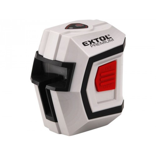 Extol Premium Kreuz- und Linienlaser selbstnivellierend, 10 m Reichweite, 1 Stück, weiss,