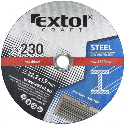 Extol Craft Trennscheiben für Metalle, 5 Stück 106950