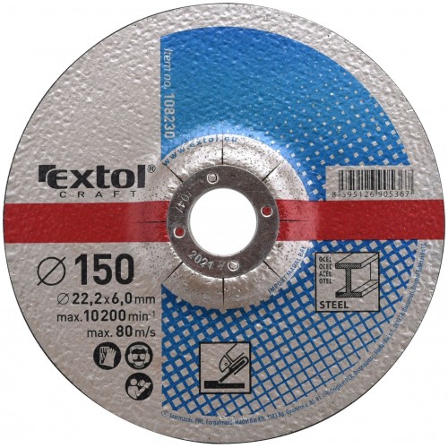 EXTOL CRAFT Schneidscheiben für Metall, 5 Stck, 150x6,0x22,2mm 108230 EXTOL CRAFT Schneidscheiben für Metall, 5 Stck, 150x6,0x22,2mm 108230