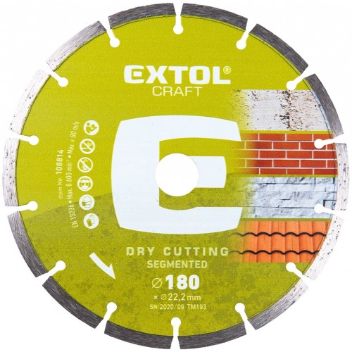 Extol Craft Diamant-Segmentschneidscheibe 108814