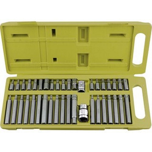 EXTOL CRAFT Bits Set 40er (Torx, Sechskant, Spline), 3/8 ", CV 6640