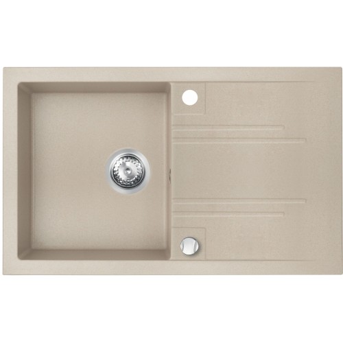 FERRO MEZZO II Granitspüle, 780x480mm, Sand DRGM48/78SA FERRO MEZZO II Granitspüle, 780x480mm, Sand DRGM48/78SA