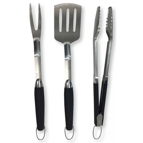 FIELDMANN FZG 9017 Grillbesteck 3-tlg. 41012321 FIELDMANN FZG 9017 Grillbesteck 3-tlg. 41012321