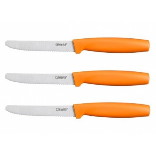 FISKARS "Functional Form"Tischmesserset, 3-teilig, orange 1014278