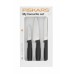 Fiskars Functional Form Set von 3 Messern für Gemüse und Obst 1014199