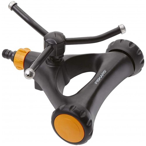 FISKARS Wirbelsprinkler Metall mit Rädern 1023657