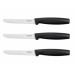 Fiskars Functional Form Tischmesserset, 3-teilig, schwarz 1014279