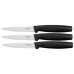 Fiskars Functional Form Gemüsemesserset, schwarz, 3-teilig 1014276