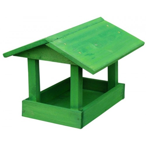 Futterstation für kleine Vögel, 24x30x20 cm, grün