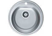 ALVEUS FORM 30 Edelstahlspüle, 510 mm, T. 155 mm, Leinen 1082546