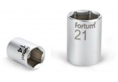 FORTUM Stecknuss 1/2", 15 mm, Länge 38 mm, 61CrV5 4700415