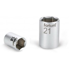 FORTUM Stecknuss, 1/4", 11 mm, Länge 25 mm, 61CrV5 4701411