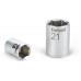 FORTUM Stecknuss, 1/4", 12 mm, Länge 25 mm, 61CrV5 4701412