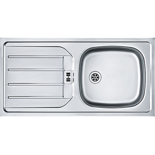 Franke ESN 614 Nova Edelstahlspüle, 860 x 435 mm 101.0288.026