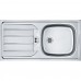 Franke ESN 614 Nova Edelstahlspüle, 860 x 435 mm 101.0288.026