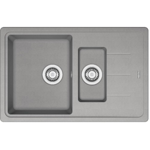 Franke Basis BFG 651-78 Einbauspüle Fragranit Silber Fragranit