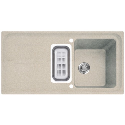 Franke Impact IMG 651 Fragranit Einbauspüle + Abtropfschale, beige 114.0250.505