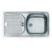 Franke Eurostar ETL 614 6/4", 780x435 mm Edelstahlspüle Linen Struktur 101.0057.99