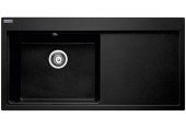 Franke Mythos MTG 611 Fragranit DuraKleenPlus Onyx, Abtropffläche rechts, 114.0476.996