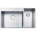 Franke Box Center BWX 220-54-27 TL, 860x510mm, Küchenspüle, Edelstahl 127.0558.826