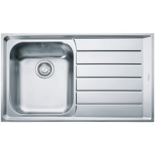 B-Ware!Franke Neptun NEX 611 Edelstahl glatt Becken links 101.0083.230-beschädigt!