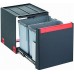 Franke sorter Cube 40 (2x14l) Handauszug Abfalltrennung 2-fach 134.0039.330