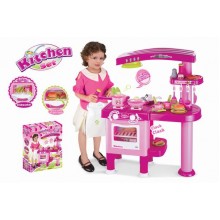 G21 Kinderküche groß mit Zubehör, pink 690665