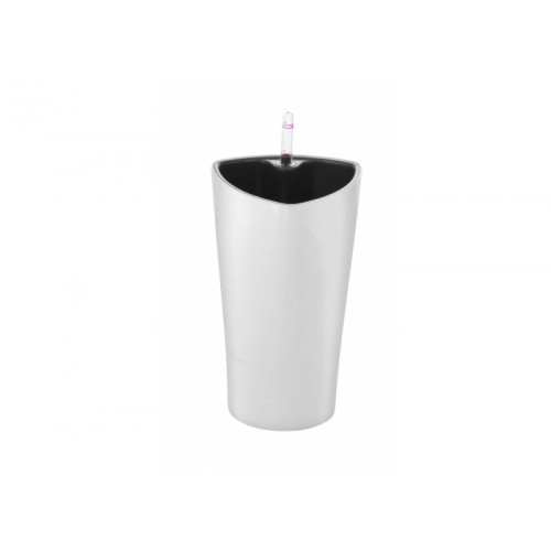 G21 Blumentopf mit Wasserspeicher Trio mini weiß 15 cm 6392510 G21 Blumentopf mit Wasserspeicher Trio mini weiß 15 cm 6392510