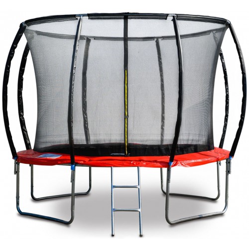 G21 SpaceJump Trampolin, 305 cm, rot, mit Sicherheitsnetz + gratis Leiter 69042680