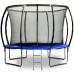 G21 SpaceJump Trampolin, 305 cm, blau, mit Sicherheitsnetz + gratis Leiter 69042681