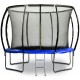 G21 SpaceJump Trampolin, 305 cm, blau, mit Sicherheitsnetz + gratis Leiter 69042681