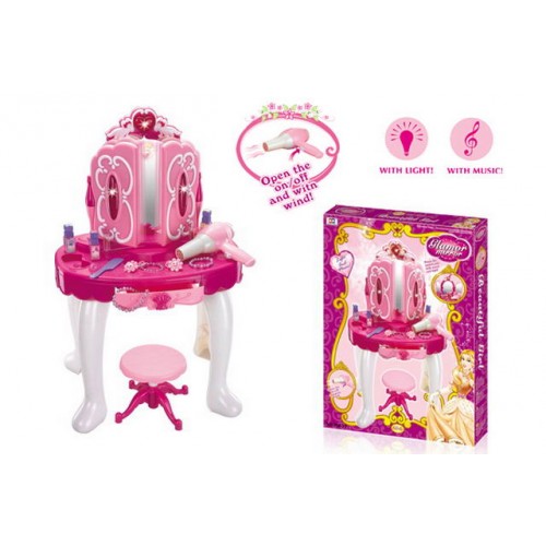 G21 Kinderschminktisch mit Föhn 690670 G21 Kinderschminktisch mit Föhn 690670