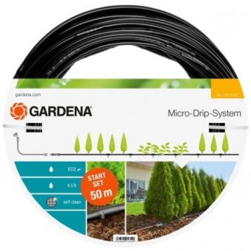 GARDENA Micro-Drip-System Start Set Pflanzreihe L 50 m, 13013-20