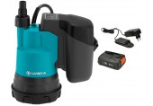 GARDENA 2000/2 Akku-Klarwasser-Tauchpumpe (2 bar/2 000 l/h)(1x2,5 Ah/18V) P4A 14600-61
